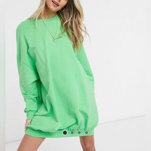 Oversized sweatshirt dress